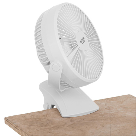 Wentylator biurkowy z klipsem 2w1 Adler AD7342 biały