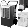 Przemysłowy osuszacz powietrza 50L/24h, 300 m³/h, pompa, LED Adler AD 7864