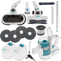 Odkurzacz pionowy 2w1, mopowanie, 2 akumulatory 114 min, czujnik kurzu Camry CR 7075