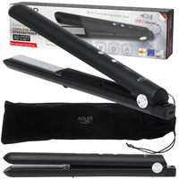 Prostownica podróżna bezprzewodowa czarna AD2327b