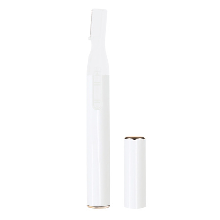 Trymer do brwi biały z precyzyjną końcówką i eleganckim designem - Adler AD 2934