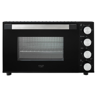 Piekarnik 30L, konwekcja, grill, termoobieg, 12 programów, szkło hartowane, Adler AD 6031