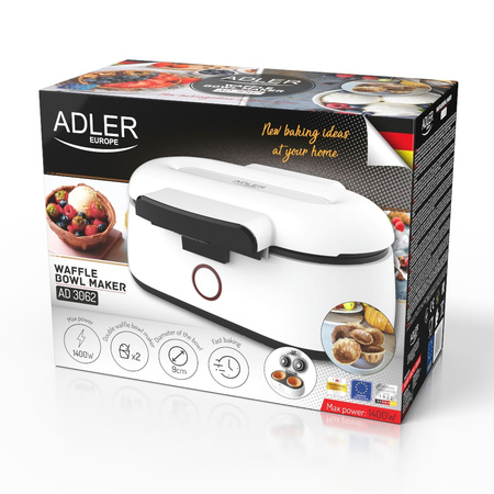 Waflownica do Miseczek Waflowych Adler Wielofunkcyjna AD 3062