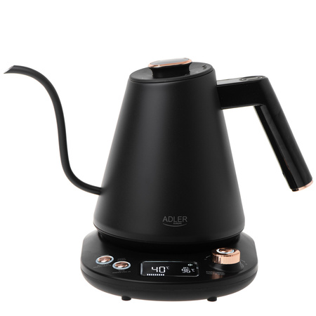 Czajnik elektryczny 1.0L, regulacja 40-100°C, podtrzymanie, LED Adler AD1349