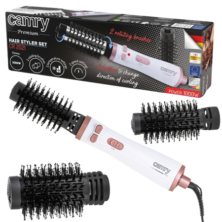 Camry Lokówko-suszarka Obrotowa 1200W - 38mm, 50mm, model CR 2021