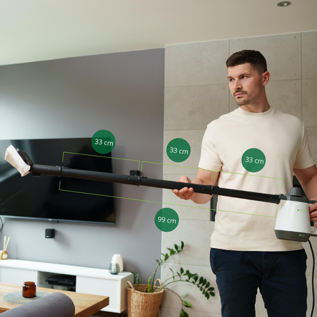 Myjka parowa 2000W, 3.5 bar, mop parowy, czyscik, 99.99% bakterii avenido AV 7080