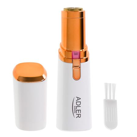 Trymer damski do twarzy, dyskretny, bezbolesna depilacja, lampka LED Adler AD 2939