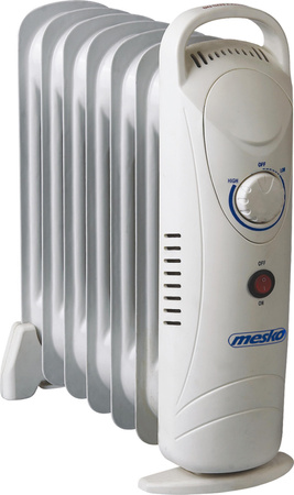 Grzejnik olejowy 800W, 7 żeberek, regulacja temperatury, Mesko MS 7804 