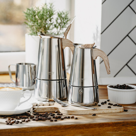 Kawiarka Indukcyjna 450 ml | Klasyczne Włoskie Espresso w Twoim Domu CAMRY CR4424 CR 4424