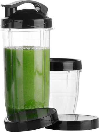 Blender personalny Tytanowe ostrza, 4 bidony, Kruszenie lodu 1200W SevenKraft SK 4090