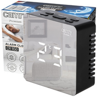 Budzik LED cyfrowy z datą, termometr, drzemka 1-60 min Camry CR 1150B