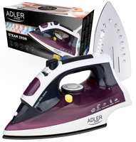 Żelazko parowe 3000W, stopa stalowa, wyrzut pary 65 g/min, samoczyszczenie Adler AD 5022
