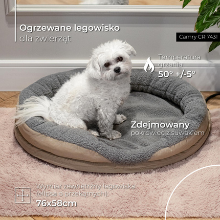 Elektryczne Legowisko Ogrzewane dla Zwierząt, Camry CR 7431