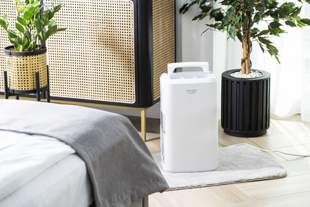 Osuszacz Powietrza 10L/24h z LCD Wyświetlaczem, Kompresorowy, Adler AD 7861