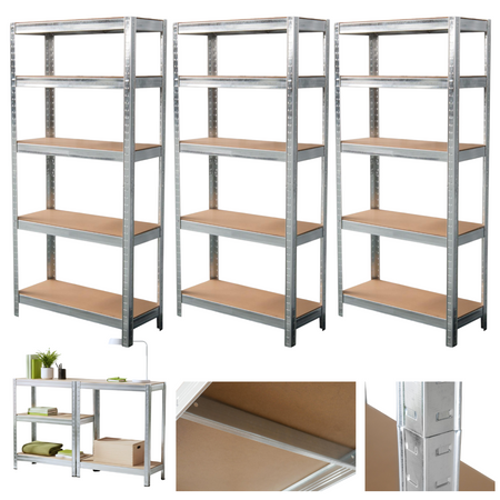 3 komplety - Metalowy Regał Magazynowy 2w1 Avenido AV 6816