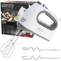 Mikser ręczny 750W, 5 prędkości, Turbo, wolny start, mieszadła 21cm Camry CR 4220w