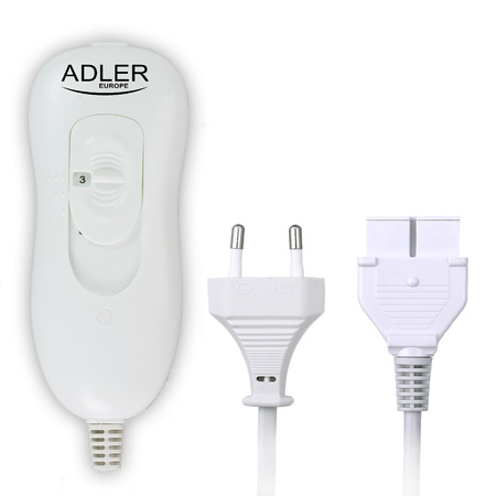 Elektryczny Koc Podkładowy z Termoregulacją, Energooszczędny, Adler AD 7425