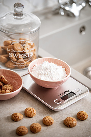 Biała Waga Kuchenna Inox Mesko MS 3169