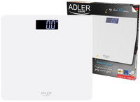 Waga łazienkowa elektroniczna 150 kg, szkło hartowane, podświetlany LCD Adler AD 8157