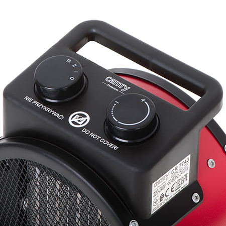 Ceramiczna Nagrzewnica 2400W z Regulacją Temperatury, Kompaktowy Design - Camry CR 7743