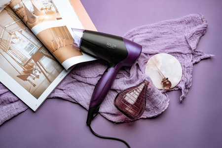 Suszarka do Włosów 1600W Kompaktowa, Lekka, Energooszczędna Adler AD 2260