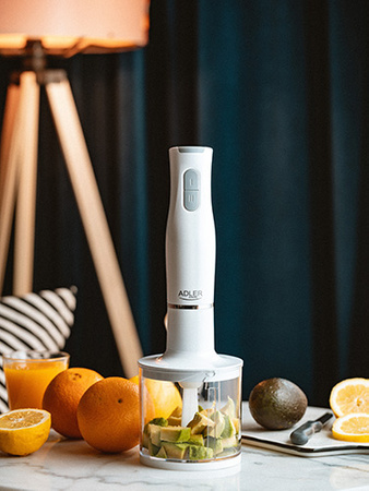 Blender ręczny wielofunkcyjny 800W, z rozdrabniaczem i trzepaczką Adler AD 4620