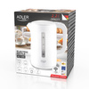 Czajnik elektryczny 2,2L, 2200W, biały, filtr, bezpiecznik – Adler AD 1386