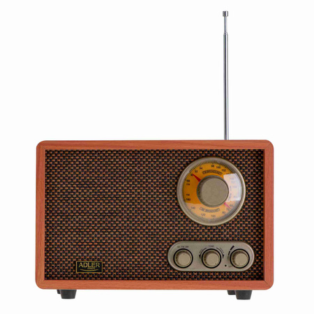 Retro Radio Bluetooth | Elegancki Design | Wysoka Jakość Dźwięku – Adler AD 1171