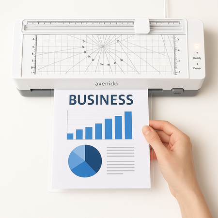 Laminator A3 i A4 z trymerem, 170W, szybkie nagrzewanie Avenido AV 1043