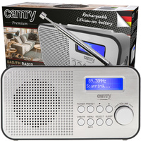 Radiobudzik Cyfrowy FM/DAB/DAB+ z Wyświetlaczem LED kolor czarny - Camry CR 1179