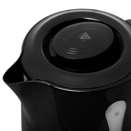 Czajnik elektryczny plastikowy 2.5L, 2200W, płaska grzałka, filtr Adler AD 1244