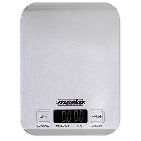 Biała Waga Kuchenna Inox Mesko MS 3169