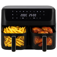 Frytkownica beztłuszczowa 11L, 2 kosze, Air Fryer 2700W, 8 programów Adler AD 6324