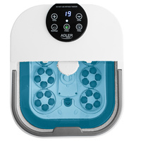 Masażer do stóp, składany, podgrzewanie do 48°C, 6 rolek masujących Adler AD 2182