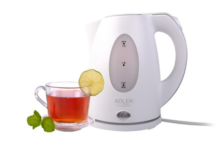 Plastikowy Czajnik Kuchenny 1,5 L z Ergonomicznym Uchwyt - Adler AD 1207