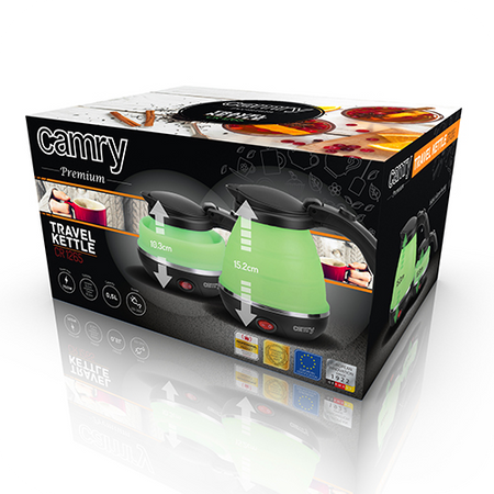 Silikonowy Czajnik Turystyczny 0,5L Składany - Camry CR 1265