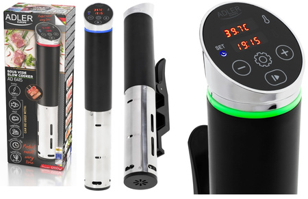 Sous Vide Wolnowar 6415 z Precyzyjną Regulacją i Energooszczędną Funkcją Adler (SKU: AD 6415)