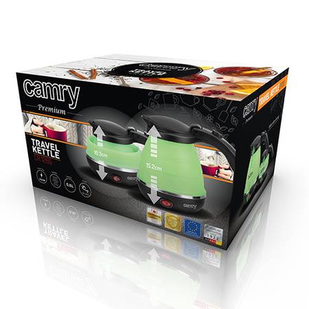 Silikonowy Czajnik Turystyczny 0,5L Składany - Camry CR 1265