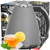 Czajnik elektryczny 1.5L, 2200W, stal nierdzewna, system Strix Adler AD 1343