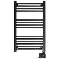 Grzejnik elektyczny łazienkowy, drabinkowy, ścienny, 2 tryby grzania, timer, czarny, Camry CR 7822