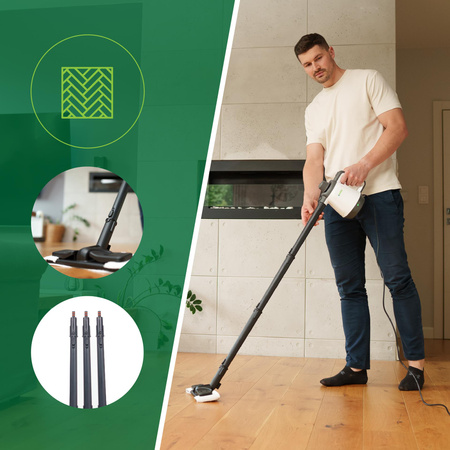 Myjka parowa 2000W, 3.5 bar, mop parowy, czyscik, 99.99% bakterii avenido AV 7080