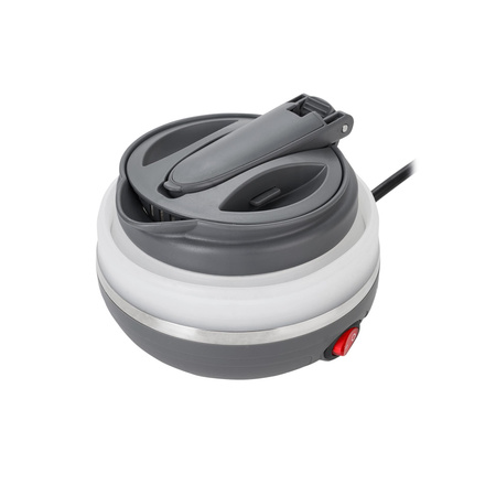 Czajnik turystyczny składany, silikonowy, 0,6 L, 750W, etui w zestawie, Camry CR 1374