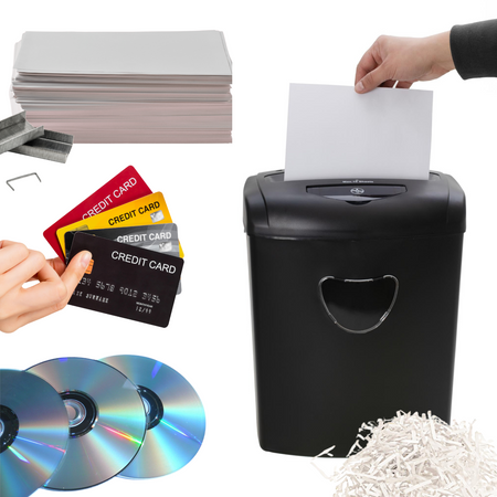 Niszczarka do dokumentów Adler czarna | AD1038B