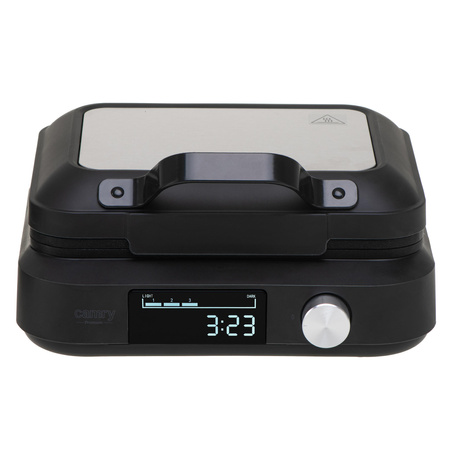Gofrownica 2200W Timer Wyświetlacz LED 6 poziomów zarumienienia Głębokie płyty CAMRY CR 3086