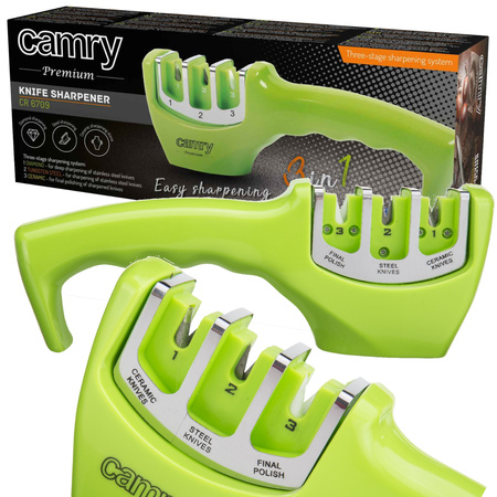 Elektryczna Ostrzałka do Noży Camry – Kompaktowa, Wydajna, Precyzyjna CR 6709