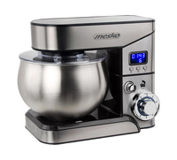 Robot planetarny 2000W, misa 5L, ruch planetarny, LCD, 3 mieszadła Mesko MS 4228