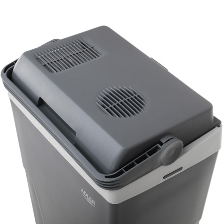 Mini lodówka turystyczna 22L, podwójne zasilanie, ergonomiczna, energooszczędna, Adler AD 8094