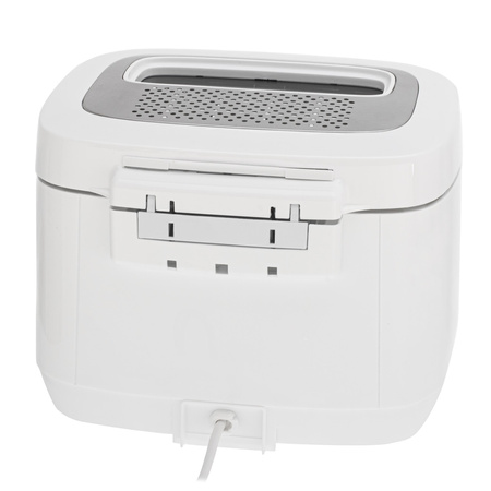 Frytkownica elektryczna, frytownica tłuszczowa 2,5L, 1800W, filtr, wyjmowany pojemnik, ochrona – Mesko MS 4908G