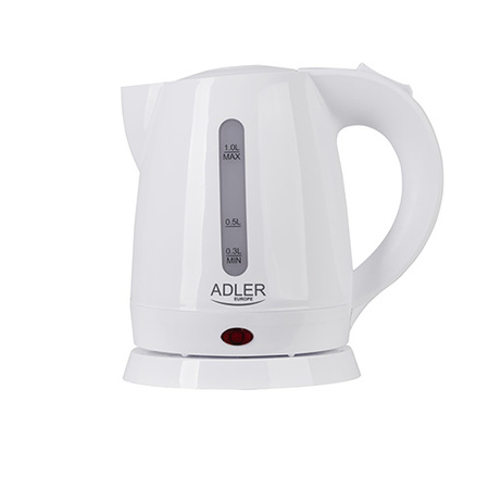 Plastikowy Czajnik Kuchenny 1,0L z Ergonomicznym Uchwytem - Adler AD 1272