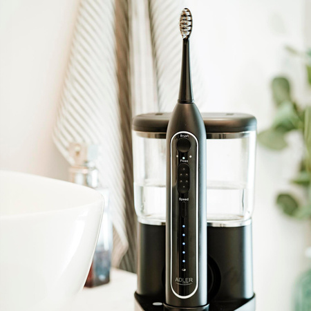 Szczoteczka soniczna i irygator 2w1, USB C, 500 ml, 1700 ruchów/min Adler AD 2180